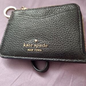 Kate spade pebbled leather wallet wrislet